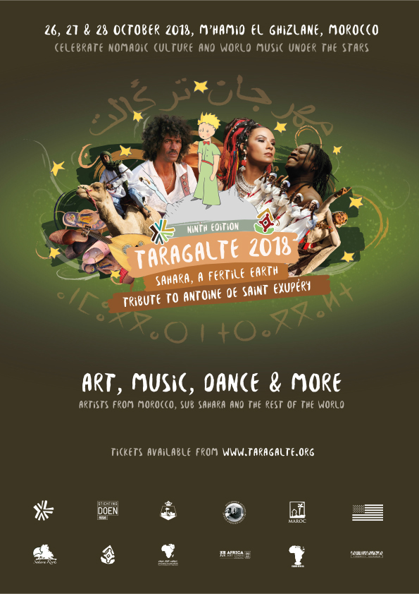 Hommage à Antoine de Saint Exupéry au Festival Taragalte 2018