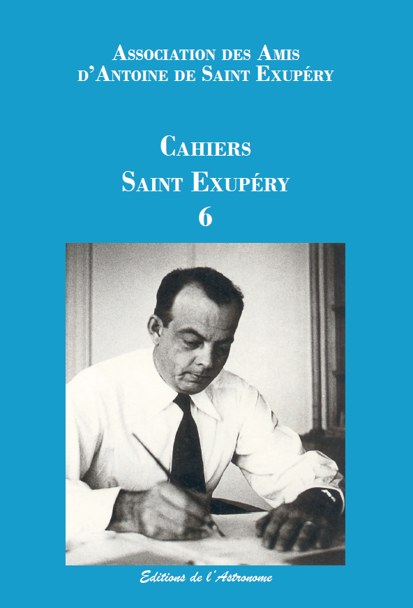Sortie des Cahiers Saint Exupéry n°6