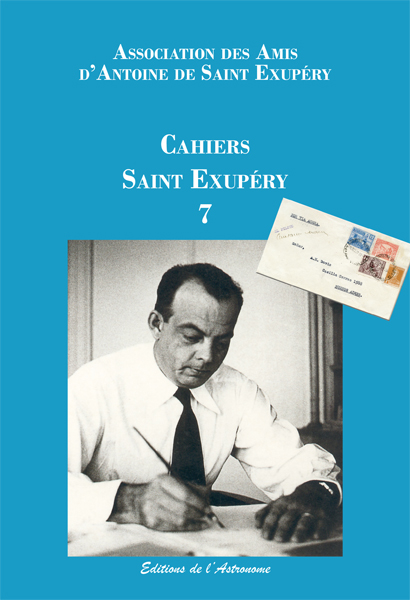 Sortie des Cahiers Saint Exupéry n°7
