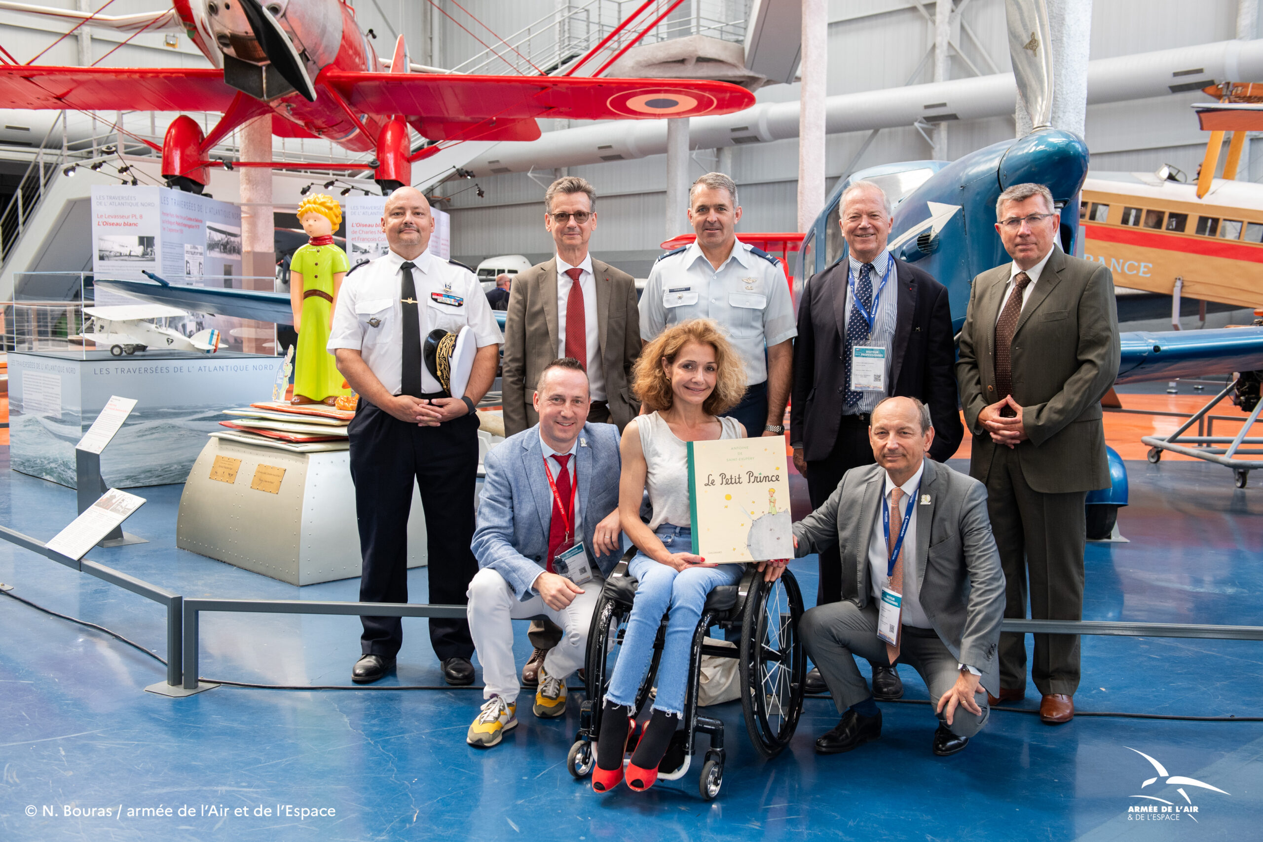 LE BOURGET – CÉRÉMONIE D’HOMMAGE AU COMMANDANT ANTOINE DE SAINT EXUPÉRY