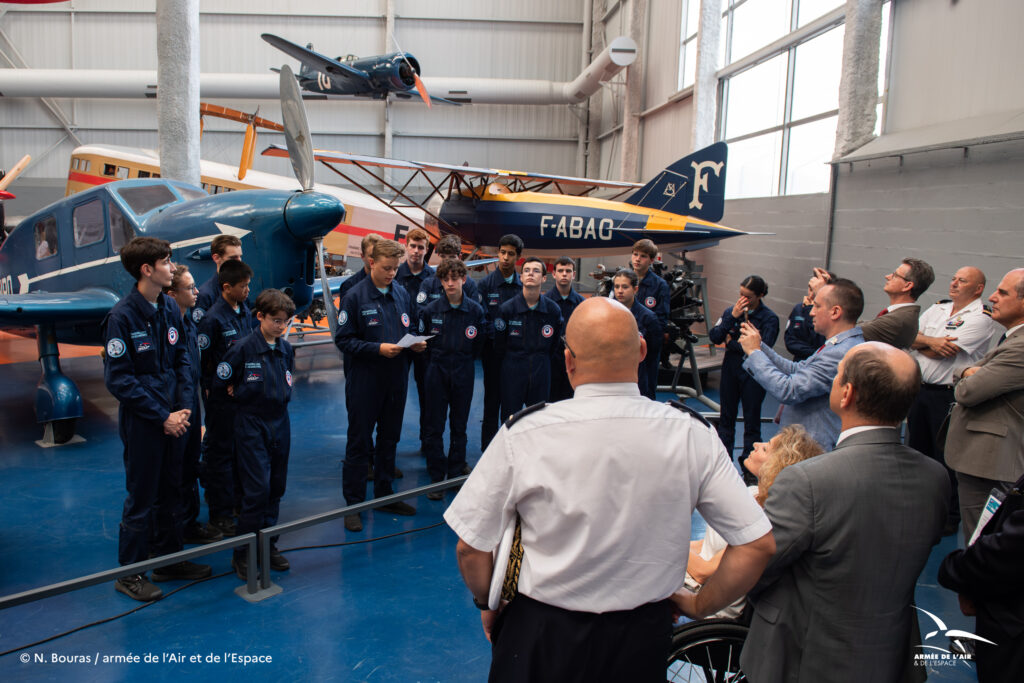 LE BOURGET – CÉRÉMONIE D'HOMMAGE AU COMMANDANT ANTOINE DE SAINT EXUPÉRY