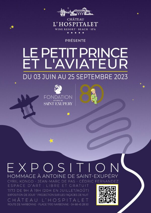 Exposition « Le Petit Prince et l’Aviateur » au Château l’Hospitalet