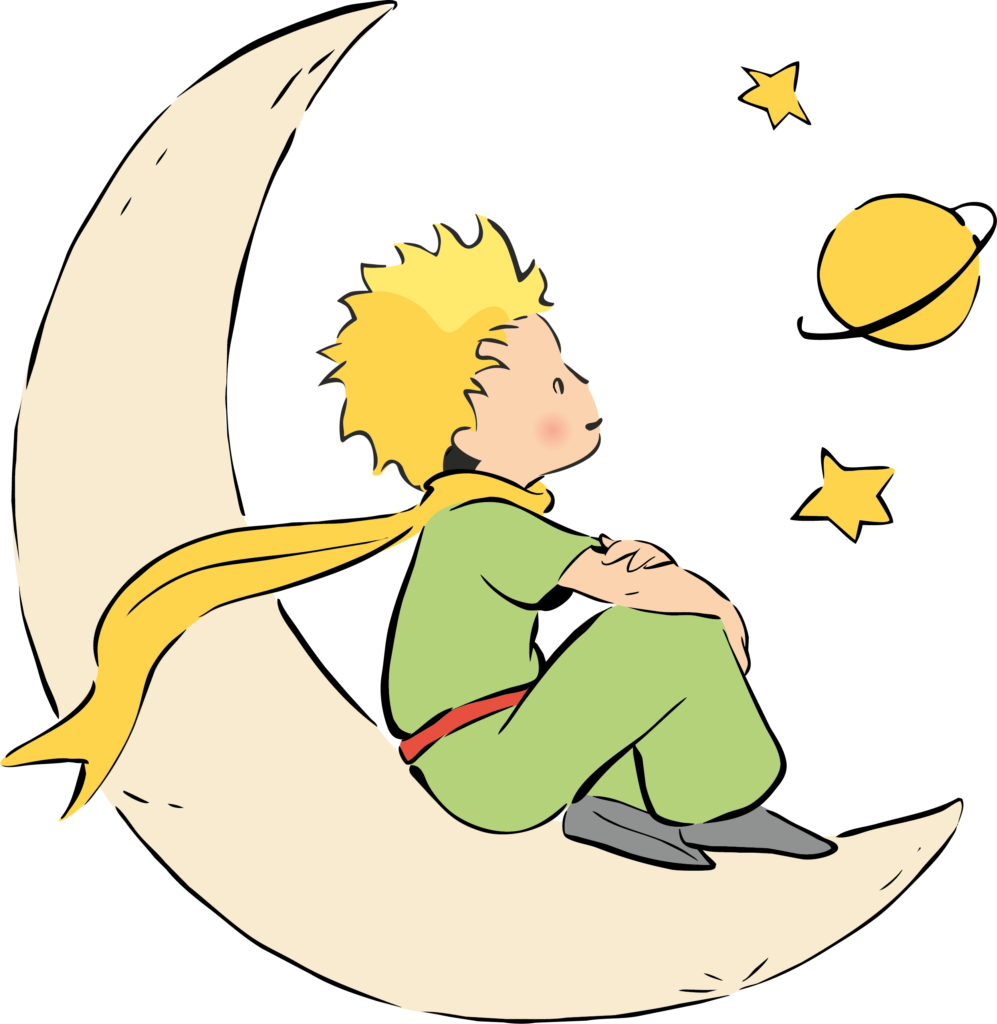 Le Petit Prince assis sur la Lune - 03 (2)